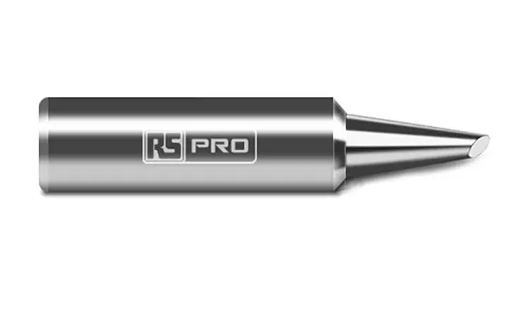 Produktfoto 1 von RS PRO Lötspitze 3 mm Gerade, abgeschrägt 45° ST für RS PRO Lötstationen