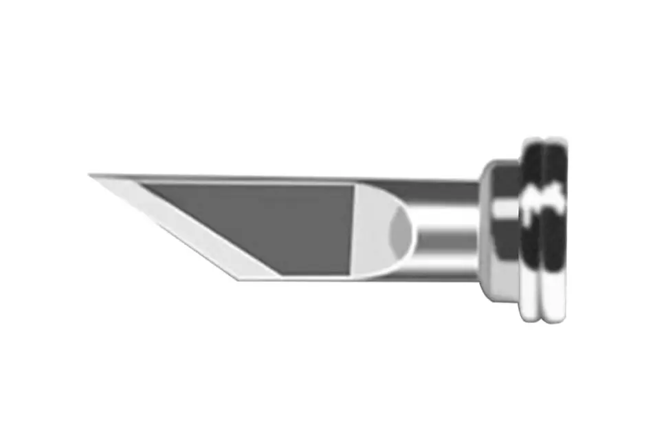 Produktfoto 1 von RS PRO Lötspitze 3,1 mm flach 45° DS für RS PRO Lötstation 799-8941