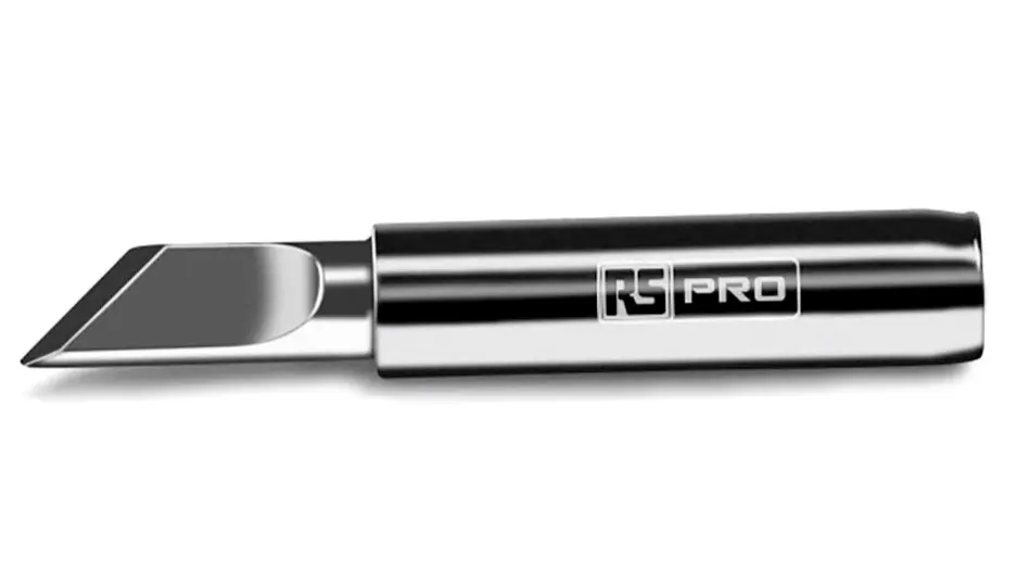 Produktfoto 1 von RS PRO Lötspitze 2 mm flach 45° AT für RS PRO Lötstationen