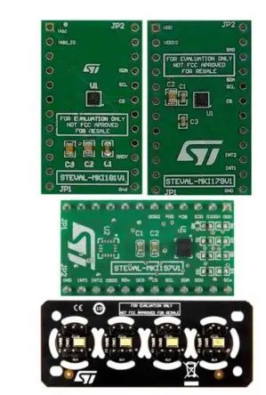 Produktfoto 1 von STMicroelectronics STEVAL-MKIT01V2, Evaluierungsplatine Entwicklungstool Sensor für STEVAL-MKIT01V2