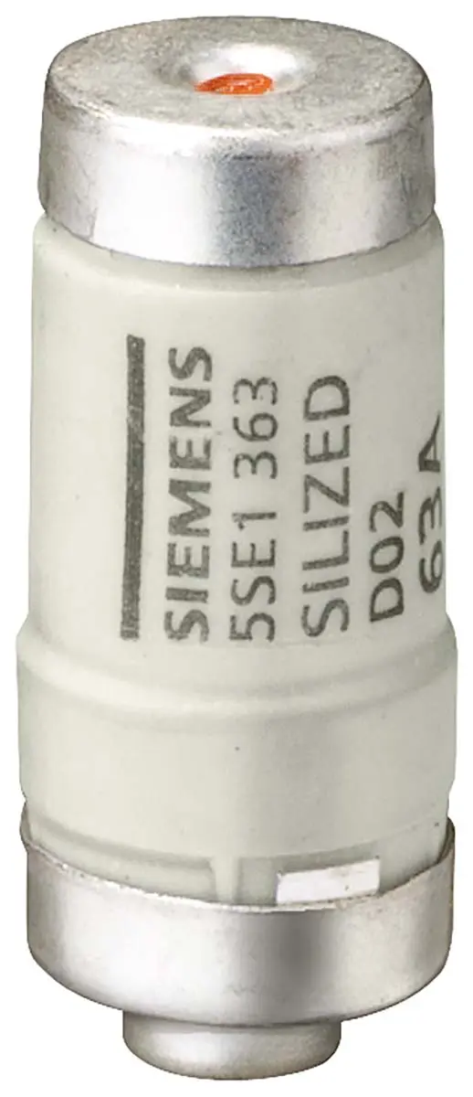 Produktfoto 1 von Siemens 5SE NEOZED-Sicherung, Typ D02, Anwendungsbereich gR, 20 A, 400 V, 50 kA