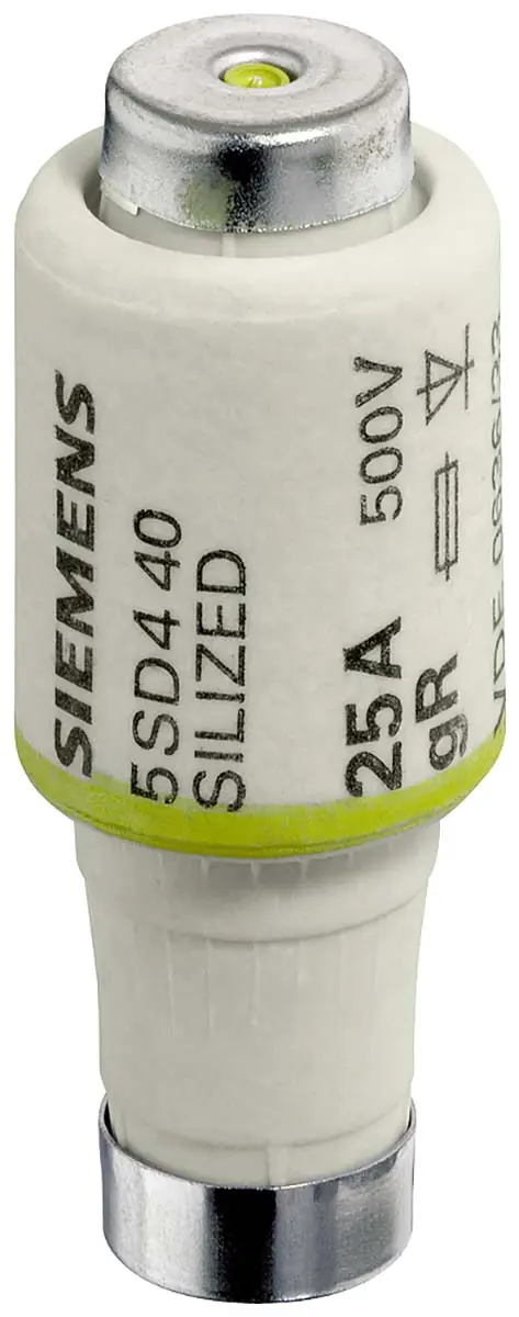 Produktfoto 1 von Siemens 5SD DIAZED-Sicherung, Typ D03, Anwendungsbereich gR, 63 A, 500 V, 50 kA, E33 Gewinde