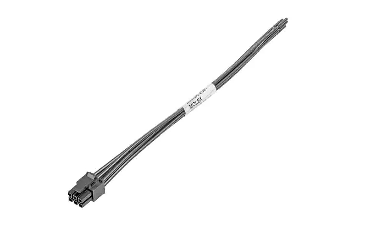 Produktfoto 1 von Molex 6 214756 Platinenstecker-Kabel Micro-Fit 30 6 / Nicht abgeschlossen Buchse / Buchse, 300 mm