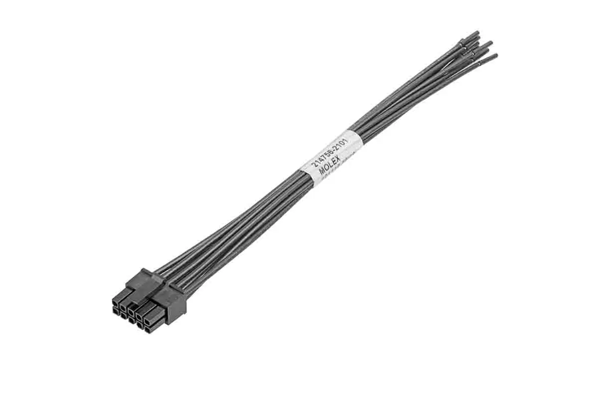 Produktfoto 1 von Molex 10 214756 Platinenstecker-Kabel Micro-Fit 30 10 / Nicht abgeschlossen Buchse / Buchse, 300 mm