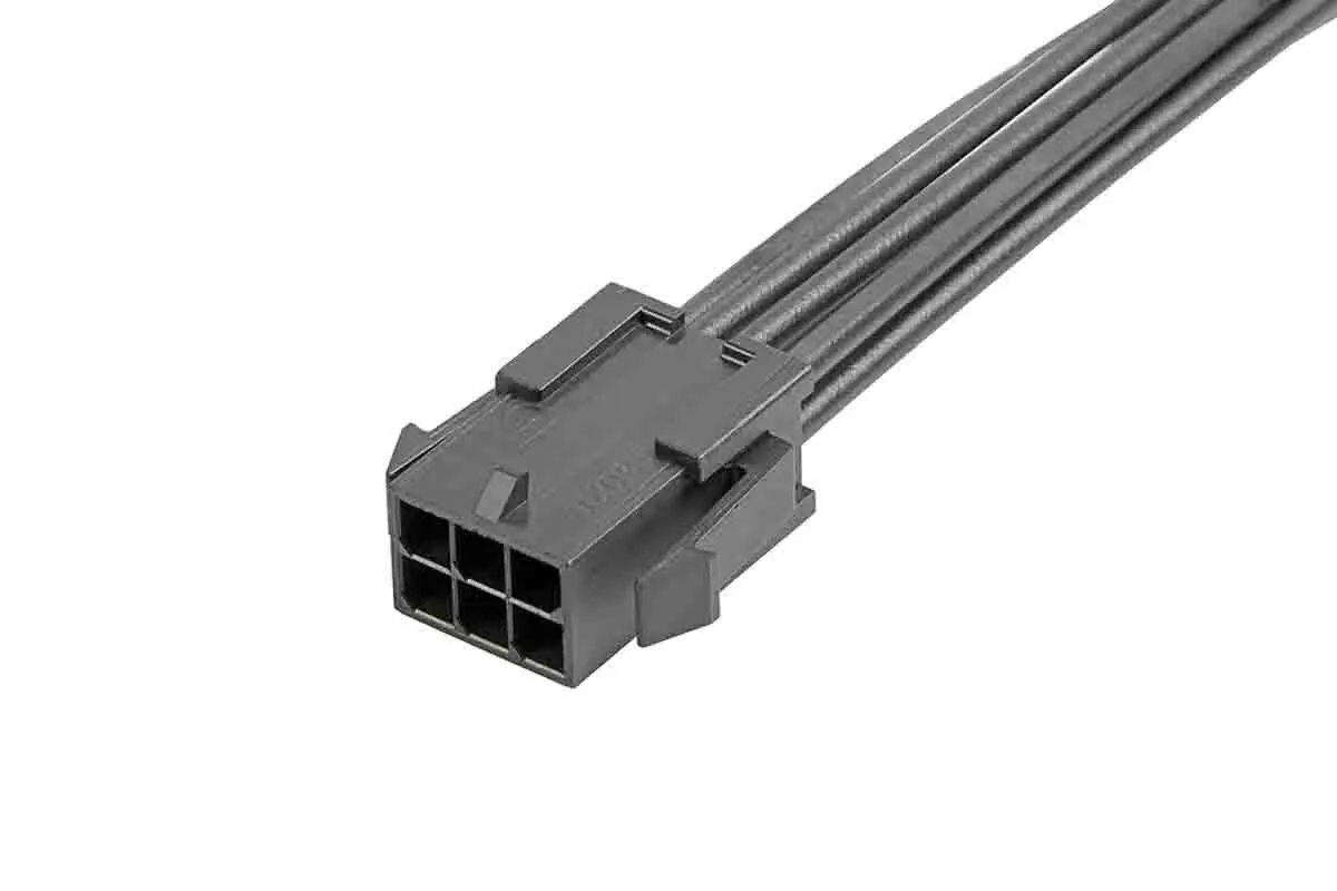 Produktfoto 1 von Molex 6 214757 Platinenstecker-Kabel Micro-Fit 30 6 / Micro-Fit 30 Stecker / Stecker, 150 mm