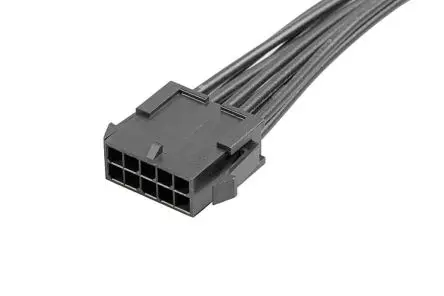 Produktfoto 1 von Molex 10 214757 Platinenstecker-Kabel Micro-Fit 30 10 / Micro-Fit 30 Stecker / Stecker, 600 mm