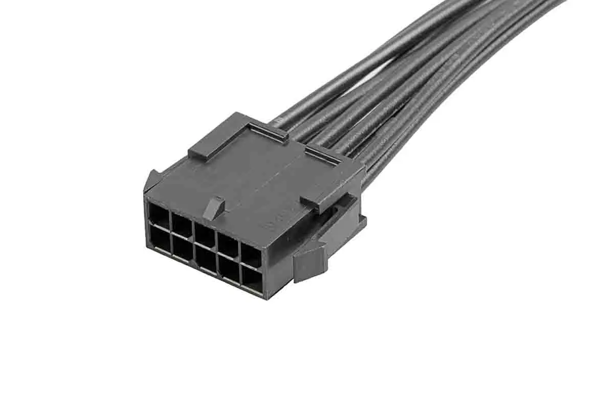 Produktfoto 1 von Molex 10 214757 Platinenstecker-Kabel Micro-Fit 30 10 / Micro-Fit 30 Stecker / Stecker, 150 mm