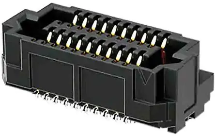 Produktfoto 1 von Samtec ADF6 Leiterplattenbuchse Vertikal Oberfläche 10-polig / 4-reihig, Raster 0.635 mm Lot