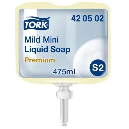 Produktfoto 1 von Tork Mild Mini Handreiniger und Seife, Duftend, Flasche, Gelb, 475 ml