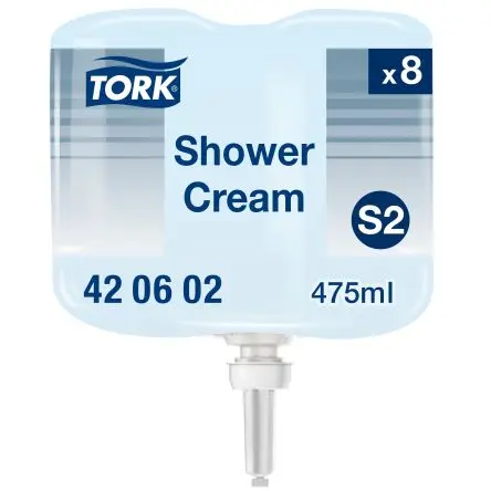 Produktfoto 1 von Tork Hair & Body Handreiniger und Seife, Frisch, Flasche, Blau, 390 mL