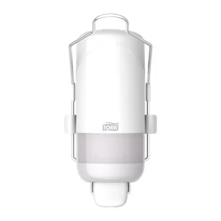 Produktfoto 1 von Tork 1 L Seifenspender, Kunststoff, Weiß, L 114 mm, B 112mm, H296 mm Wandhalterung