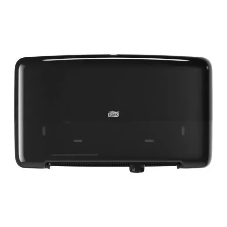 Produktfoto 1 von Tork Kunststoff Toilettenpapierhalter, Schwarz, 146 mm x 256 mm x 432mm