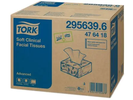 Produktfoto 1 von Tork Gesichtstuch Rahmenklemme 2-lagig Weiß 100 pro Paket