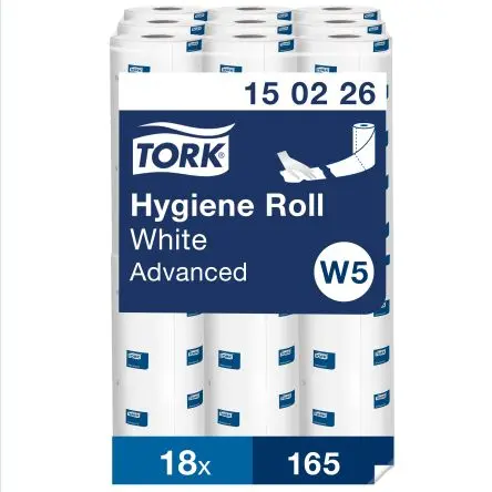 Produktfoto 1 von Tork Hygiene Advanced Papierhandtuch Rolle, 54500 x 250 mm, 165-Blatt