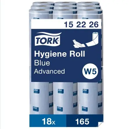 Produktfoto 1 von Tork Hygiene Advanced Papierhandtuch Rolle, 54500 x 250 mm, 165-Blatt