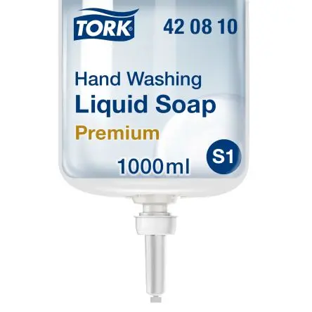 Produktfoto 1 von Tork Premium Handreiniger und Seife, Geruchlos, Flasche, Klar, 1 L