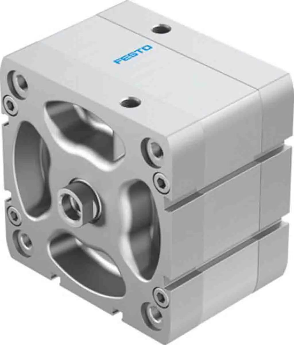 Produktfoto 1 von Festo ADN-100-15-I-P-A 536385 Pneumatik-Kompaktzylinder 15 mm Doppeltwirkend, Bohrung Ø 100 mm, bis 10 bar