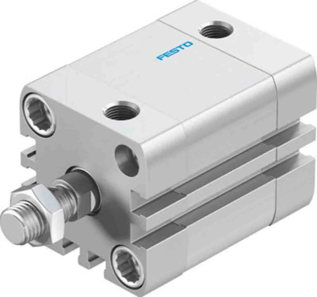 Produktfoto 1 von Festo ADN 572657 Pneumatik-Kompaktzylinder 20 mm Doppeltwirkend, Bohrung Ø 32 mm, bis 10 bar