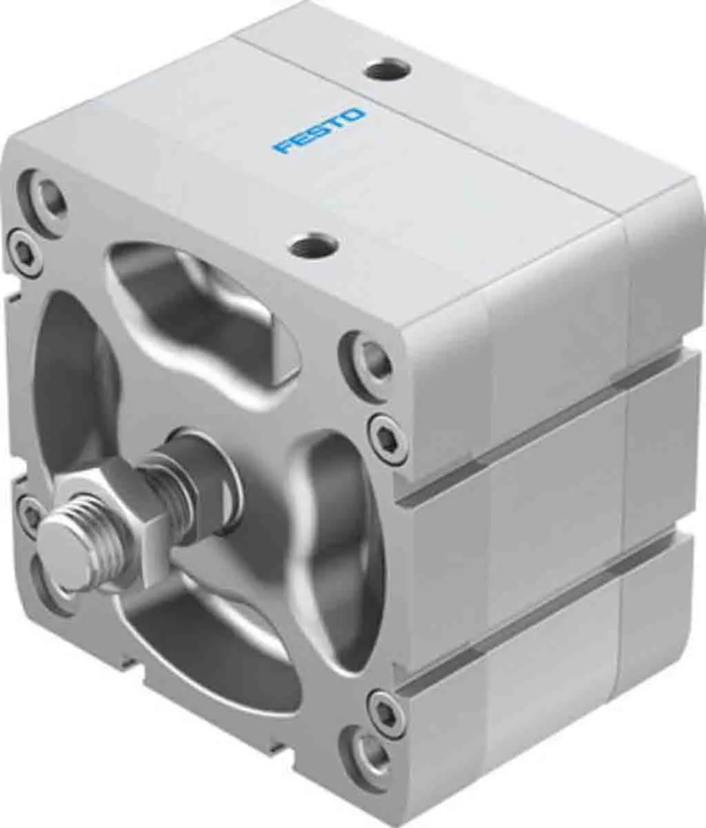 Produktfoto 1 von Festo ADN 536375 Pneumatik-Kompaktzylinder 15 mm Doppeltwirkend, Bohrung Ø 100 mm, bis 10 bar