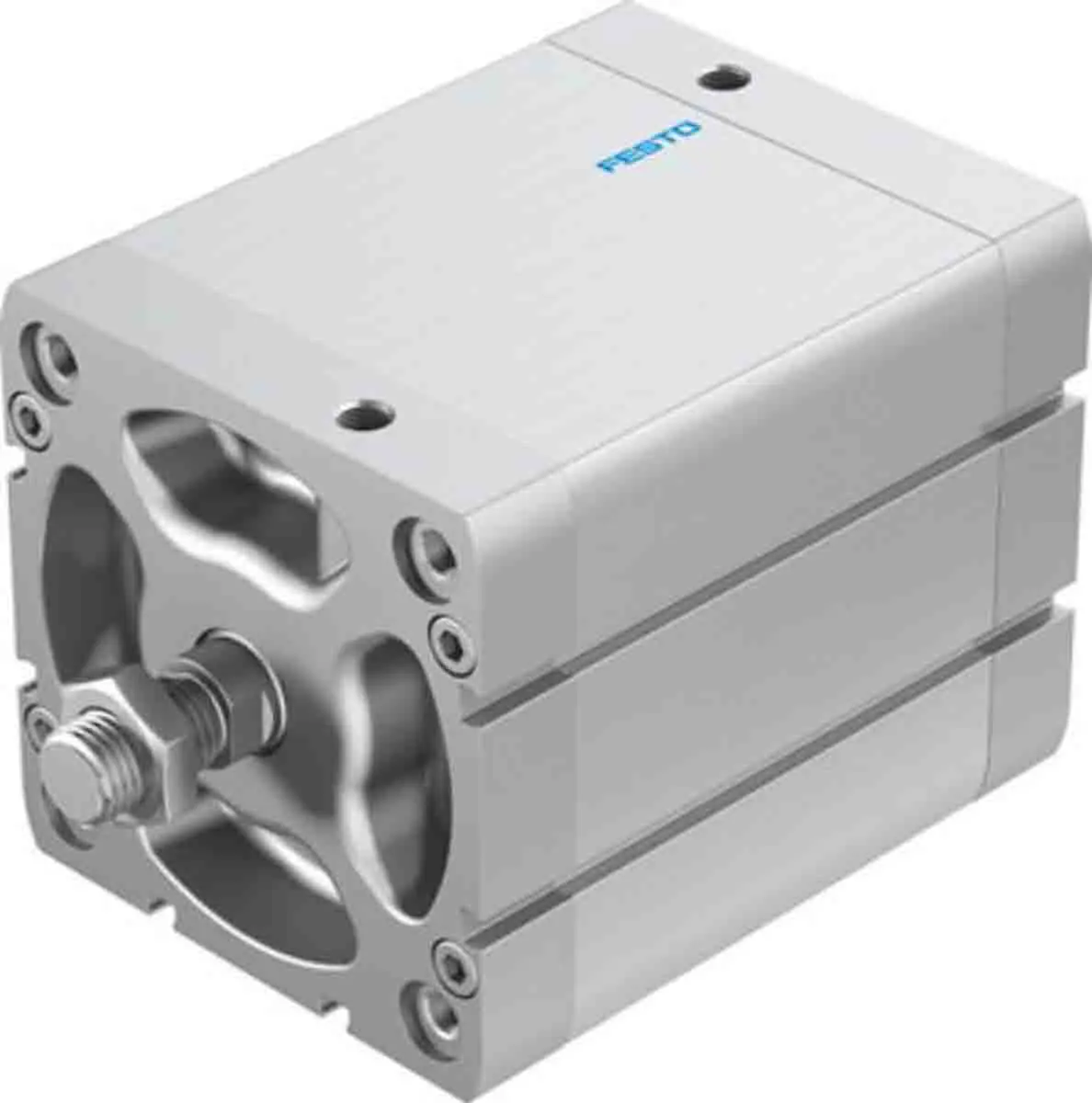 Produktfoto 1 von Festo ADN-100-80-A-PPS-A 577207 Pneumatik-Kompaktzylinder 80 mm Doppeltwirkend, Bohrung Ø 100 mm, bis 10 bar