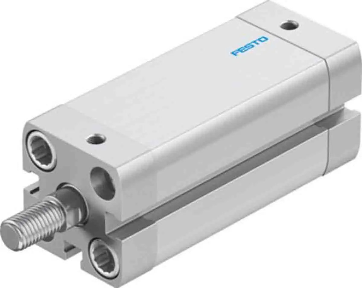 Produktfoto 1 von Festo ADN-20-50-A-PPS-A 577172 Pneumatik-Kompaktzylinder 50 mm Doppeltwirkend, Bohrung Ø 20 mm, bis 10 bar