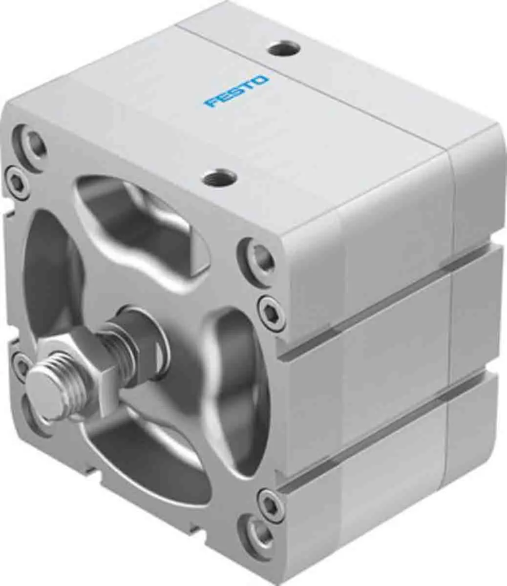 Produktfoto 1 von Festo ADN 577201 Pneumatik-Kompaktzylinder 20 mm Doppeltwirkend, Bohrung Ø 100 mm, bis 10 bar