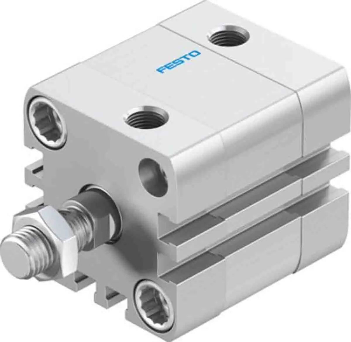 Produktfoto 1 von Festo ADN 572655 Pneumatik-Kompaktzylinder 10 mm Doppeltwirkend, Bohrung Ø 32 mm, bis 10 bar