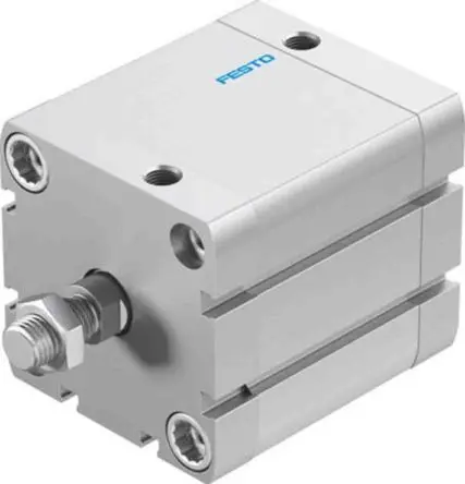 Produktfoto 1 von Festo ADN 536337, G 1/8 Pneumatik-Kompaktzylinder doppeltwirkend, Bohrung Ø 63mm / Hub 40mm, bis 10 bar