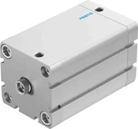 Produktfoto 1 von Festo ADN 536350 Pneumatik-Kompaktzylinder doppeltwirkend, Bohrung Ø 63mm / Hub 80mm