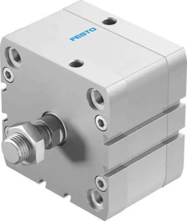 Produktfoto 1 von Festo ADN 536354 Pneumatik-Kompaktzylinder 15 mm Doppeltwirkend, Bohrung Ø 80 mm, bis 10 bar