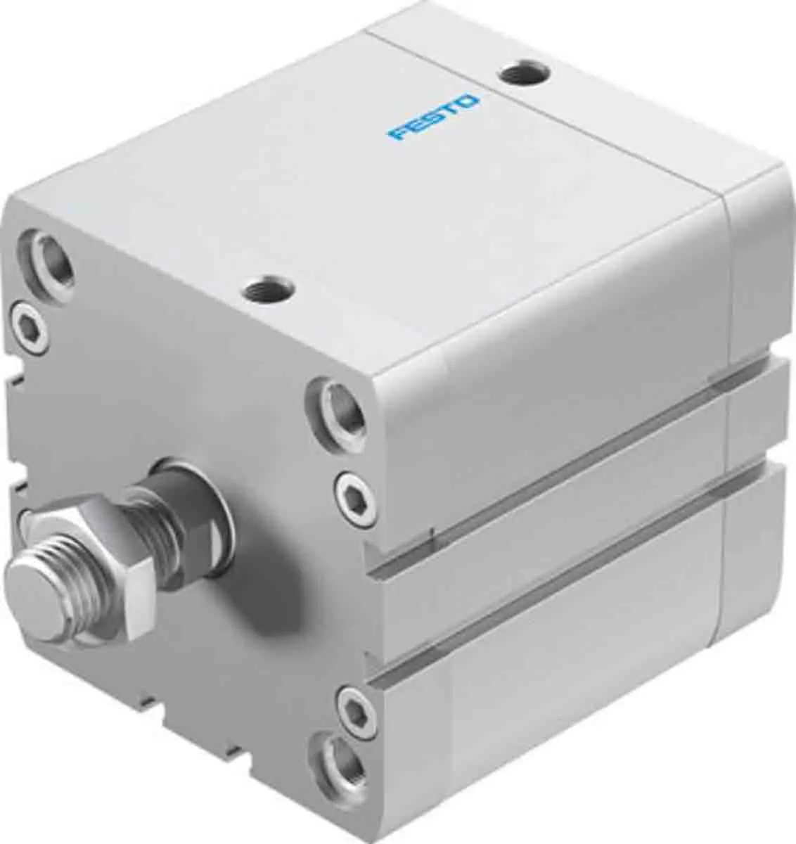 Produktfoto 1 von Festo ADN-80-50-A-P-A 536359 Pneumatik-Kompaktzylinder 50 mm Doppeltwirkend, Bohrung Ø 80 mm, bis 10 bar
