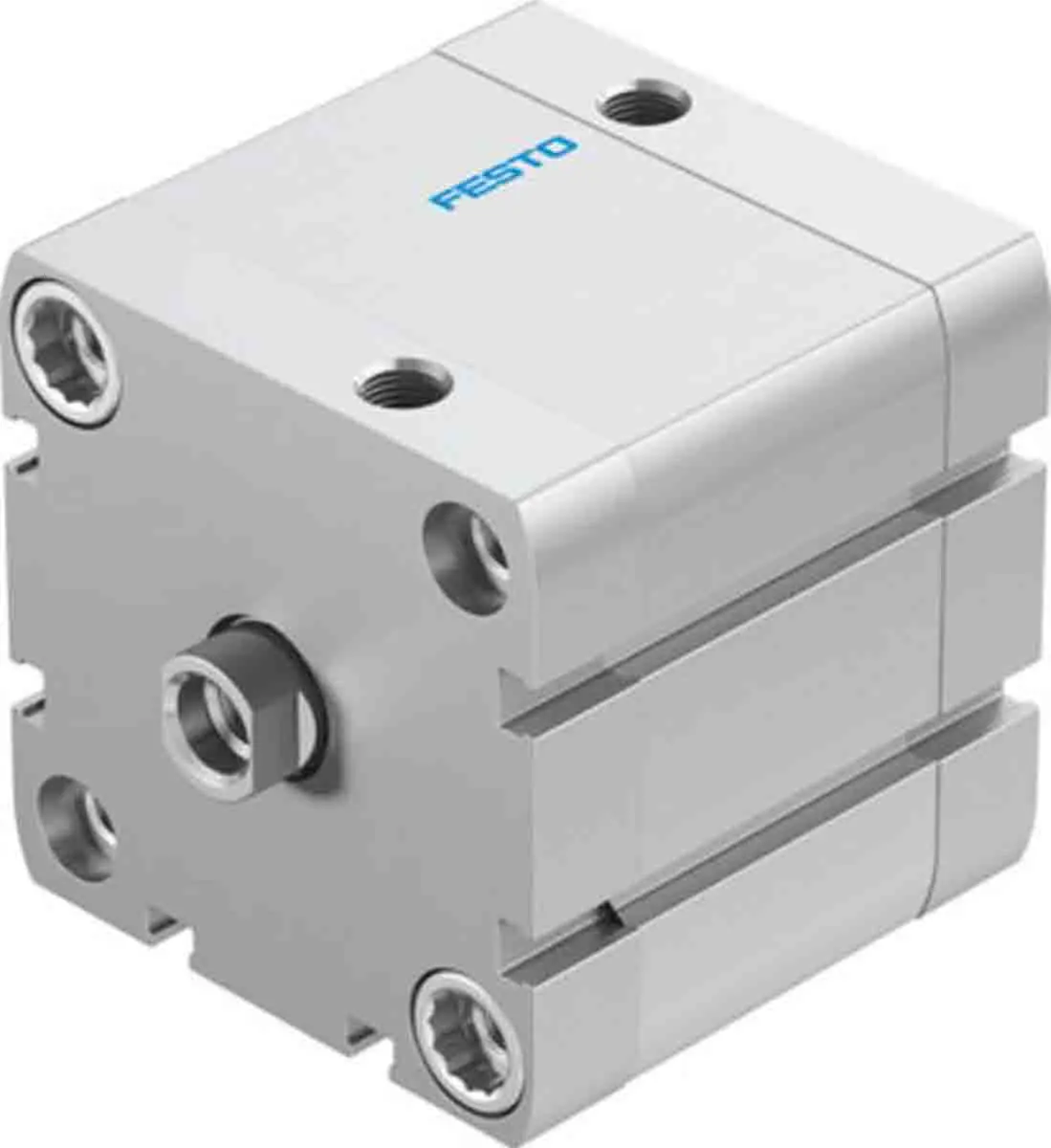Produktfoto 1 von Festo ADN 572703 Pneumatik-Kompaktzylinder 25 mm Doppeltwirkend, Bohrung Ø 63 mm, bis 10 bar