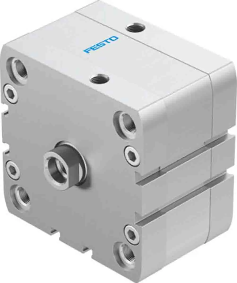 Produktfoto 1 von Festo ADN 536363 Pneumatik-Kompaktzylinder 10 mm Doppeltwirkend, Bohrung Ø 80 mm, bis 10 bar
