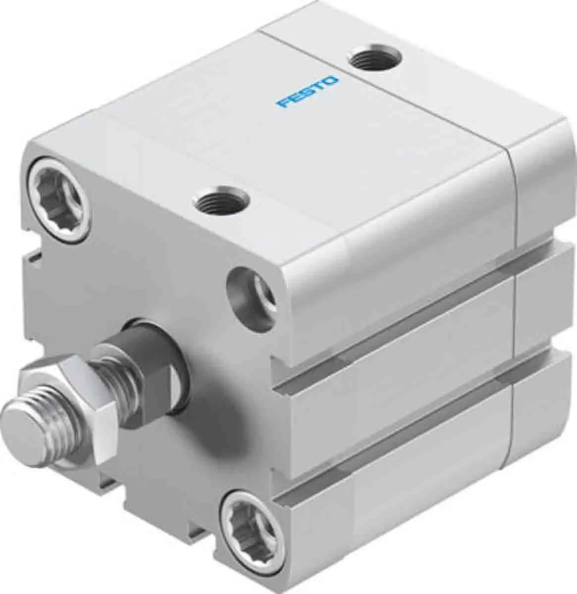 Produktfoto 1 von Festo ADN-50-25-A-PPS-A 572694 Pneumatik-Kompaktzylinder 25 mm Doppeltwirkend, Bohrung Ø 50 mm, bis 10 bar