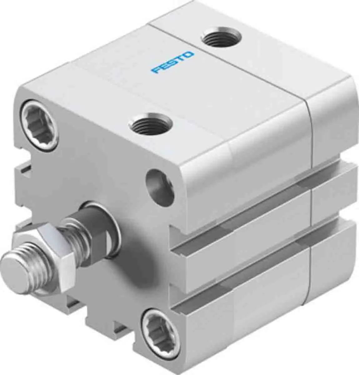 Produktfoto 1 von Festo ADN 572673 Pneumatik-Kompaktzylinder 10 mm Doppeltwirkend, Bohrung Ø 40 mm, bis 10 bar