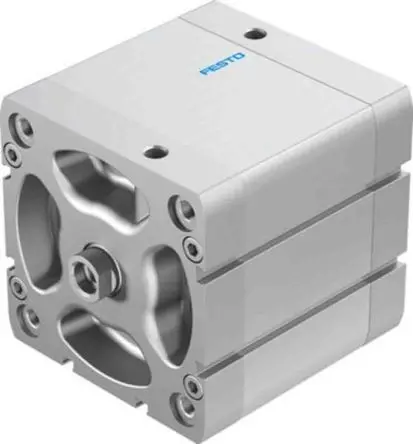Produktfoto 1 von Festo ADN 577196 Pneumatik-Kompaktzylinder 50 mm Doppeltwirkend, Bohrung Ø 100 mm, bis 10 bar