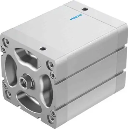 Produktfoto 1 von Festo ADN 536392, G 1/8 Pneumatik-Kompaktzylinder doppeltwirkend, Bohrung Ø 100mm / Hub 80mm, bis 10 bar