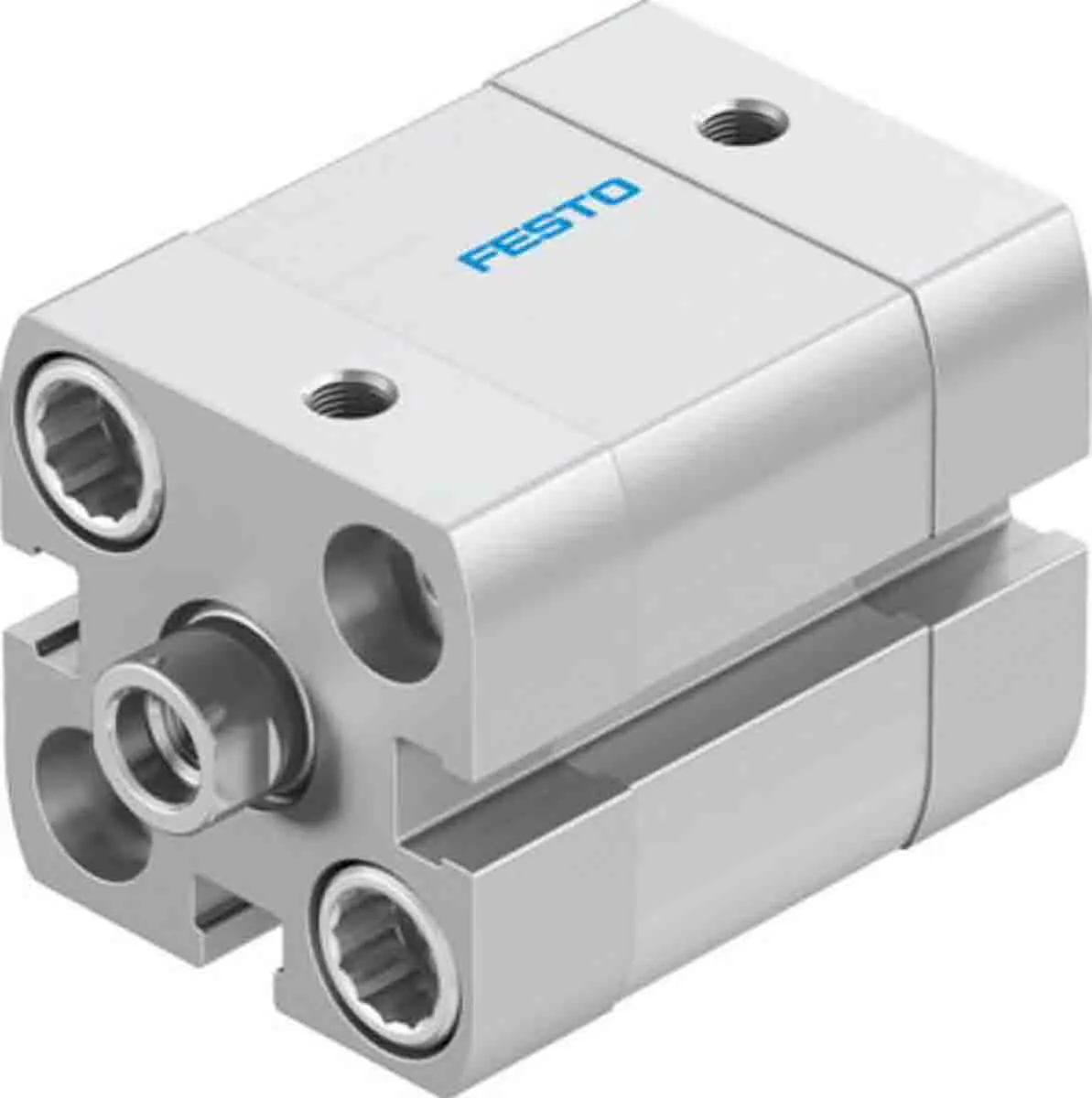 Produktfoto 1 von Festo ADN 577158 Pneumatik-Kompaktzylinder 10 mm Doppeltwirkend, Bohrung Ø 20 mm, bis 10 bar