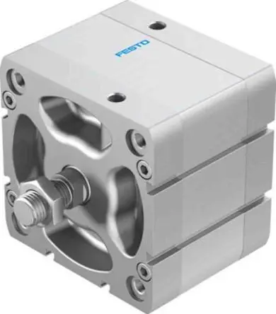 Produktfoto 1 von Festo ADN 577202 Pneumatik-Kompaktzylinder 25 mm Doppeltwirkend, Bohrung Ø 100 mm, bis 10 bar