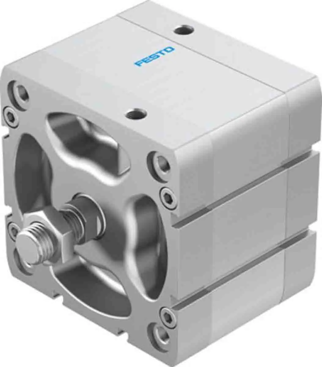 Produktfoto 1 von Festo ADN 536377 Pneumatik-Kompaktzylinder doppeltwirkend, Bohrung Ø 100mm / Hub 25mm