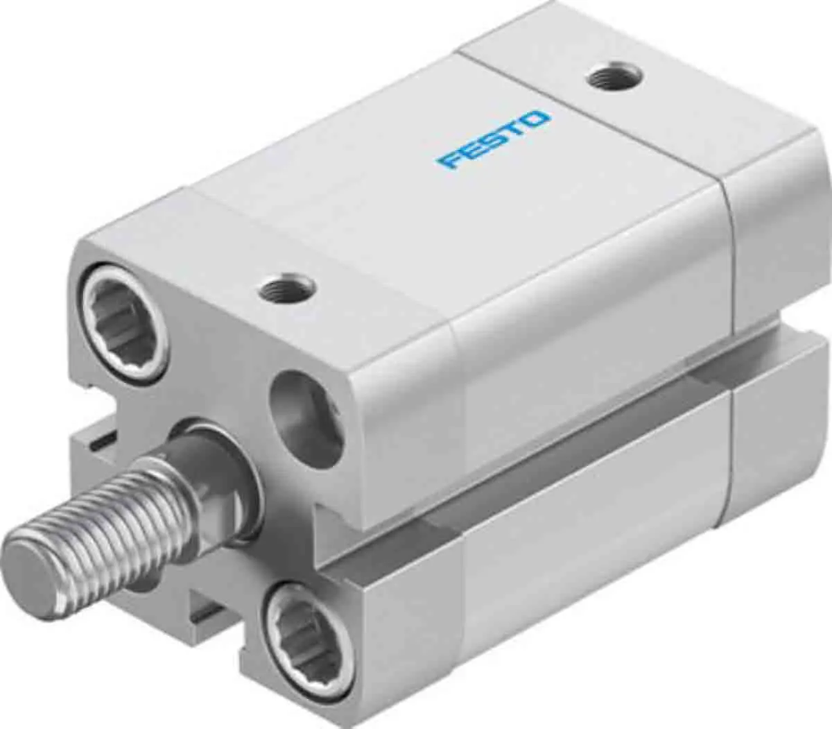 Produktfoto 1 von Festo ADN 577168 Pneumatik-Kompaktzylinder 20 mm Doppeltwirkend, Bohrung Ø 20 mm, bis 10 bar