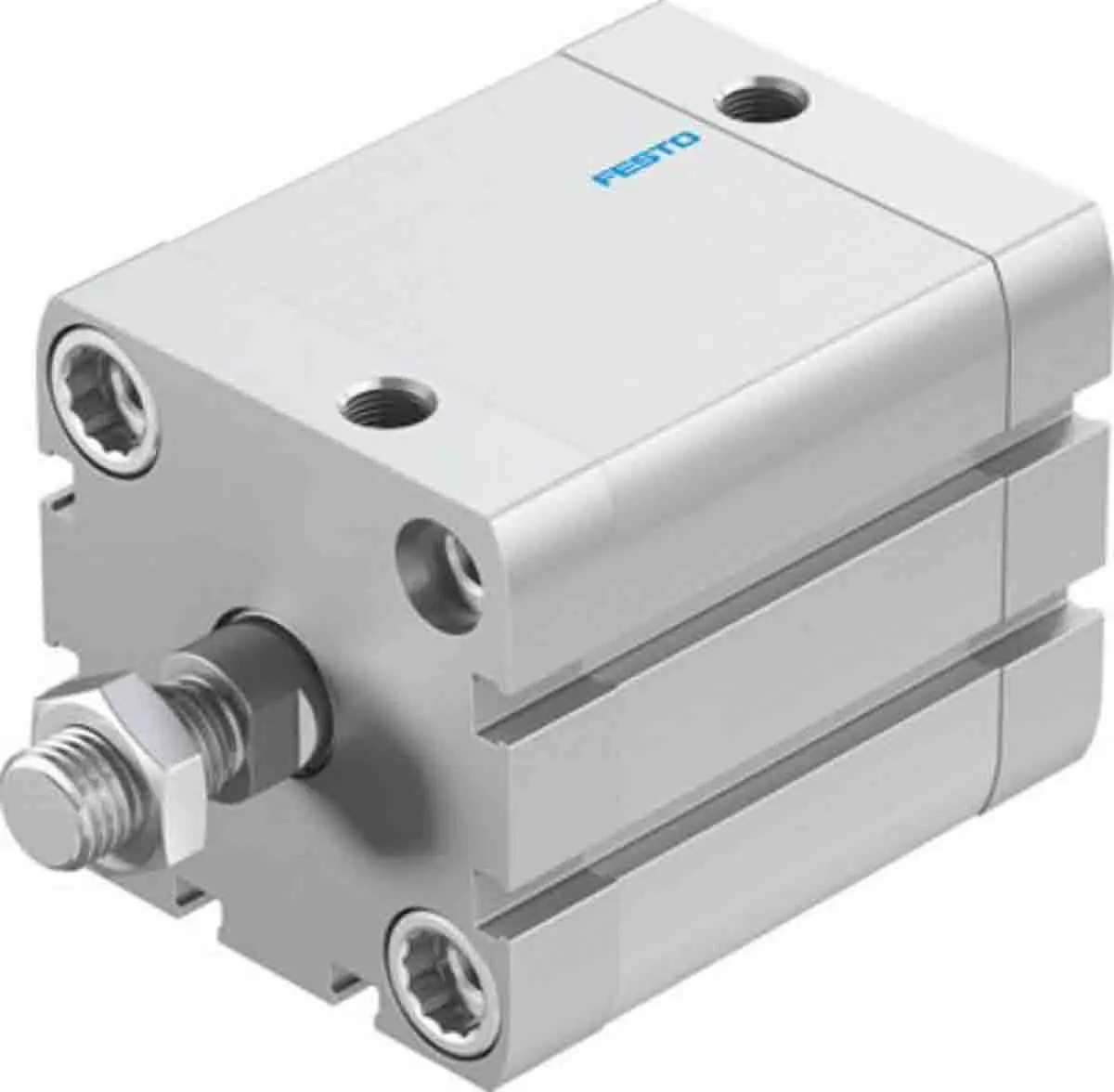Produktfoto 1 von Festo ADN 572696 Pneumatik-Kompaktzylinder 40 mm Doppeltwirkend, Bohrung Ø 50 mm, bis 10 bar
