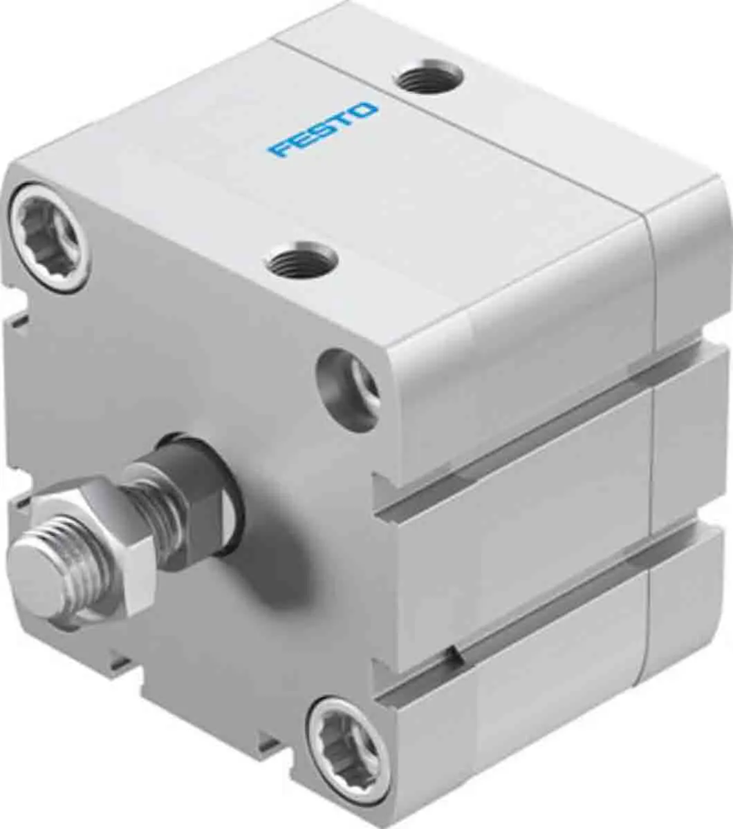 Produktfoto 1 von Festo ADN 572710 Pneumatik-Kompaktzylinder 15 mm Doppeltwirkend, Bohrung Ø 63 mm, bis 10 bar