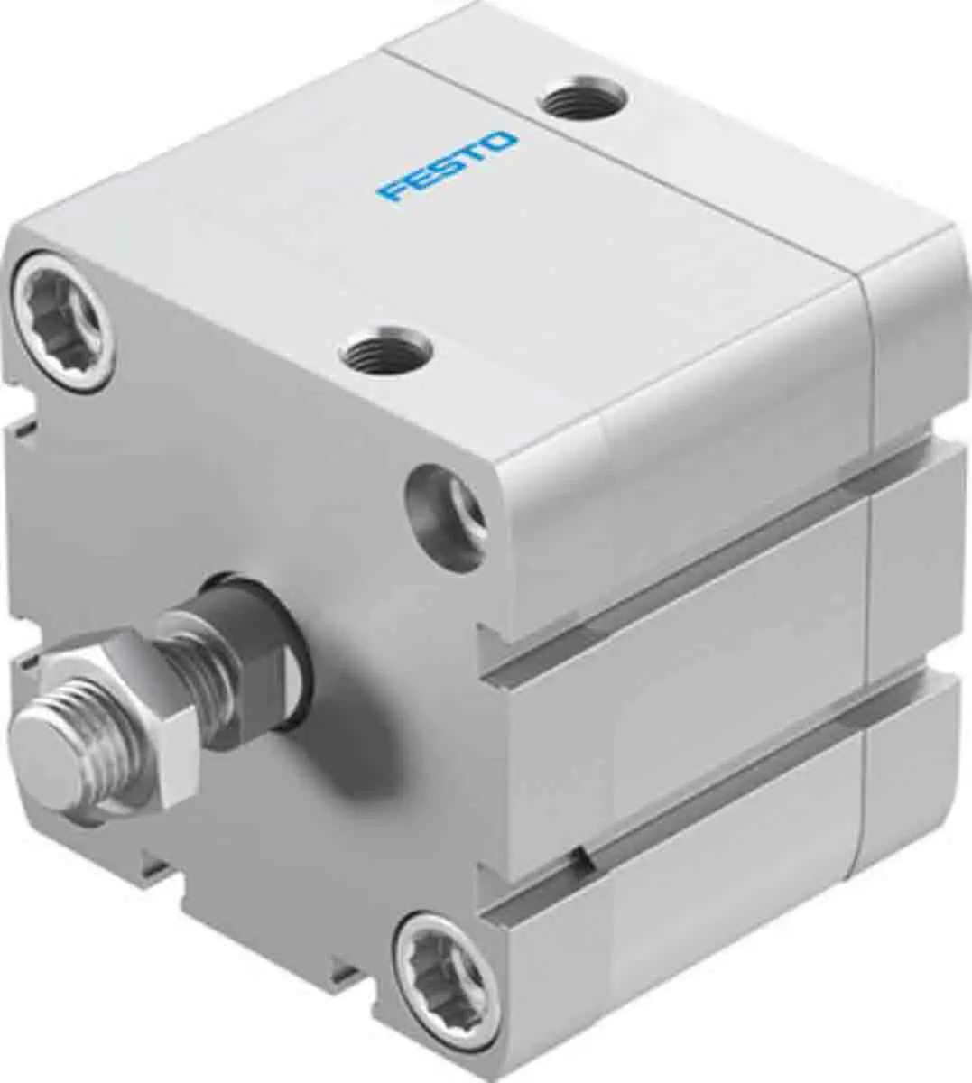 Produktfoto 1 von Festo ADN 572711 Pneumatik-Kompaktzylinder 20 mm Doppeltwirkend, Bohrung Ø 63 mm, bis 10 bar