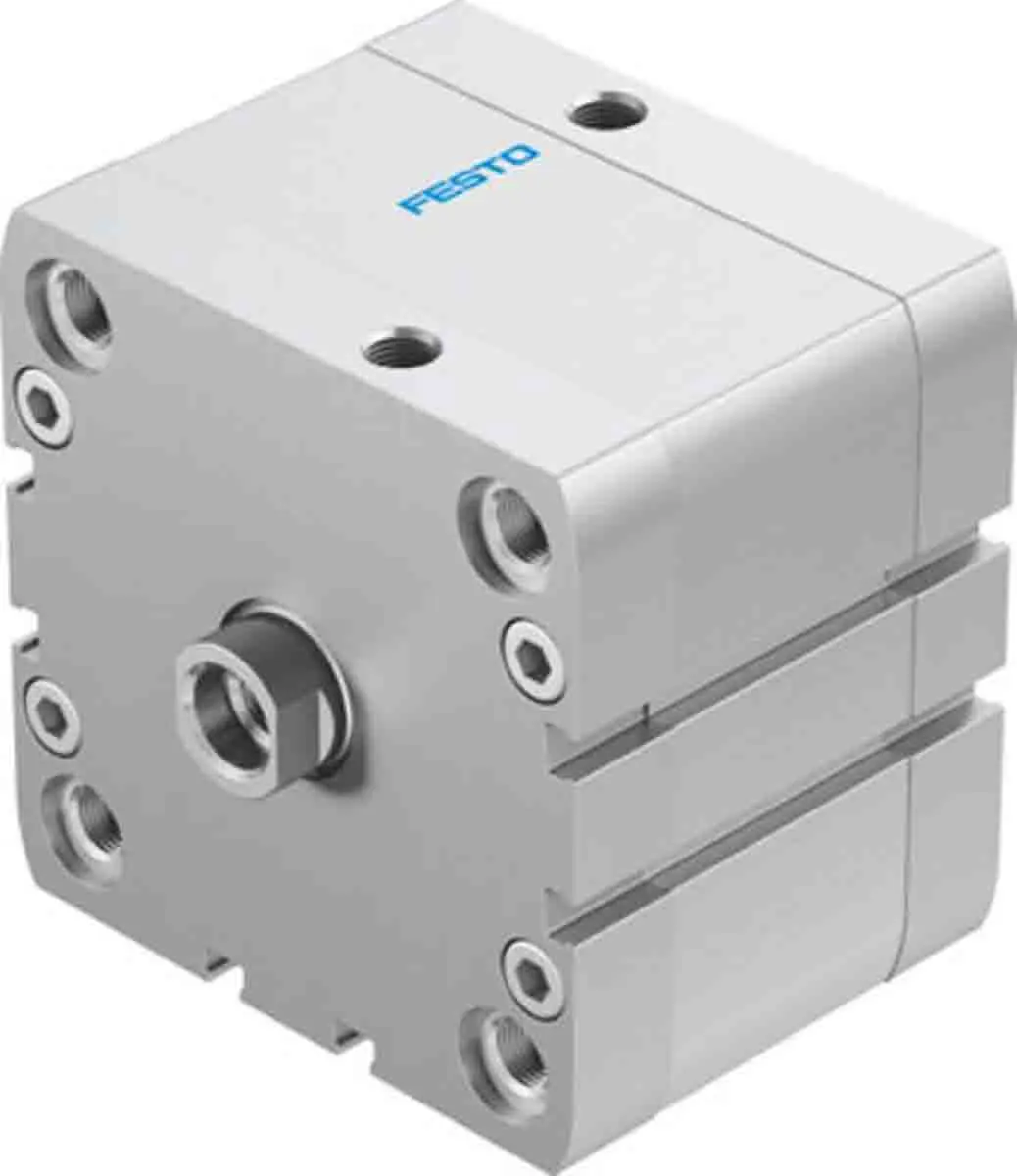 Produktfoto 1 von Festo ADN 572720 Pneumatik-Kompaktzylinder 20 mm Doppeltwirkend, Bohrung Ø 80 mm, bis 10 bar