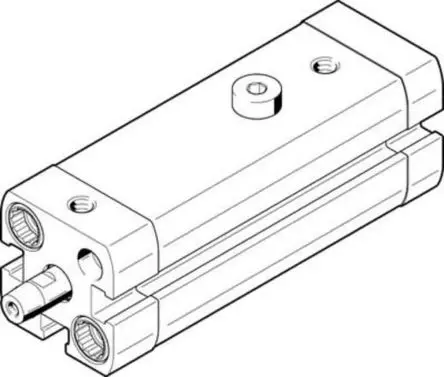 Produktfoto 1 von Festo Serie CLR Pneumatikzylinder, Kolben-Ø 12 mm, bis 10 bar