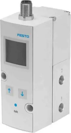 Produktfoto 1 von Festo VPPM-6L-L-1-G18-0L6H-V1P-C1 Pneumatikregler G1/8 in (Pneumatic Connection,Port 1) G