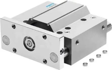 Produktfoto 1 von Festo DFM 170896 Pneumatik-Führungszylinder doppeltwirkend mit Gleitlager, Bohrung Ø 100mm / Hub 125mm bis 10 bar