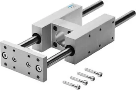 Produktfoto 1 von Festo FENG-32-100-KF 34494 Pneumatik-Führungszylinder 100 mm Doppeltwirkend, Bohrung Ø 32 mm