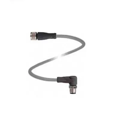 Produktfoto 1 von Pepperl + Fuchs V1-G-5M-PUR-ABG-V1-W, 4-polig Sensor-Betätigungselementkabel, Gerade Buchse 4 / M12 Stecker, Länge 5 m